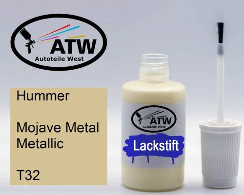 Hummer, Mojave Metal Metallic, T32: 20ml Lackstift, von ATW Autoteile West.